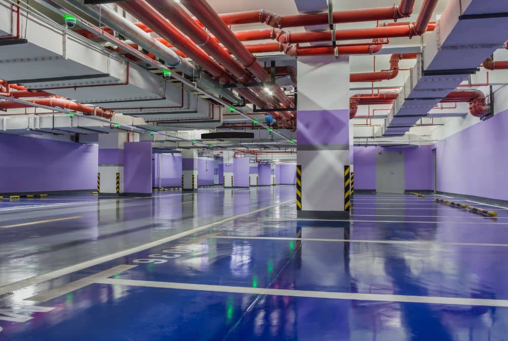 מערכת כיבוי אש עם ספרינקלרים חכמים