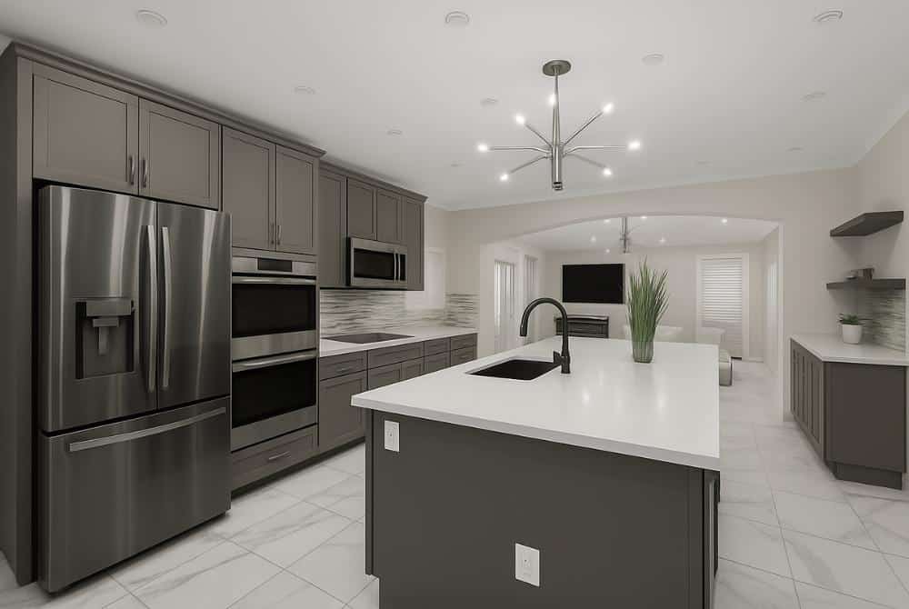 ספרינקלר סמוי במטבח