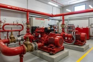 חדר משאבות כיבוי אש